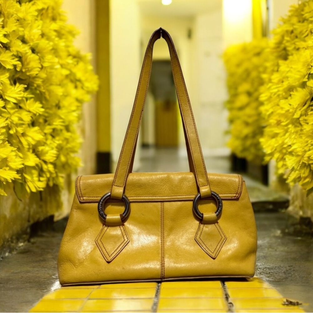 Franco Sarto Yellow leather Shoulder Bag